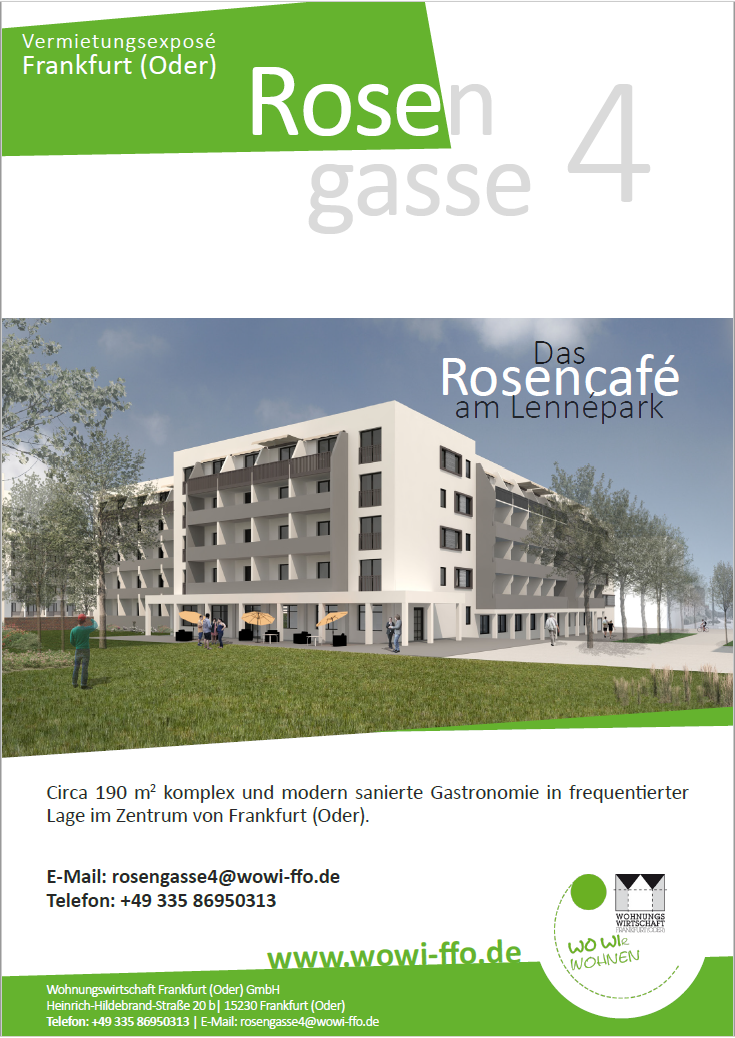 Rosengasse 4 Ihre Wowi Ffo Gmbh Wohnungen Und Gewerbe In