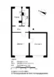 Grundriss - 2‑Raum-Wohnung im Stadt­zentrum