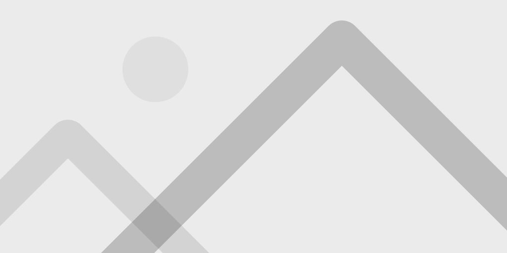 Abstraktes Bild: Graue stilisierte Berge und Kreis.