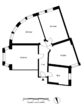 Grundriss - 3‑Raum-Wohnung mit Loggia